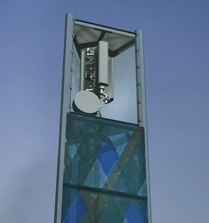 mosaic antenna tower