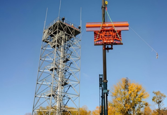 radar support tower