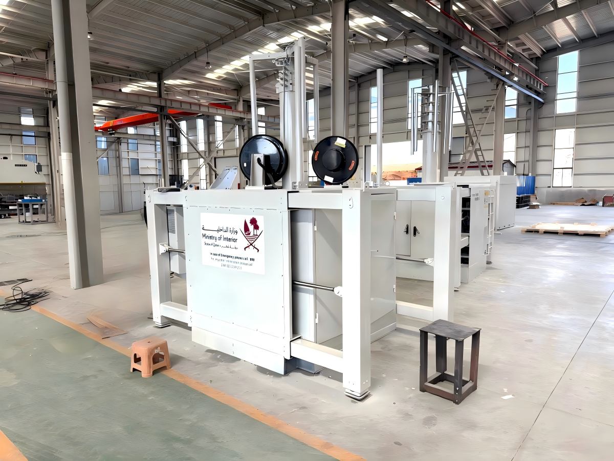 15M Integrated Telecom Shelter and Generator Cabinet Shipment to Qatar