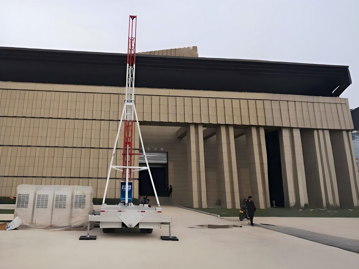 Внутренний проект: недорогой 15-метровый сотовый на колесах (COW) возле Большого театра