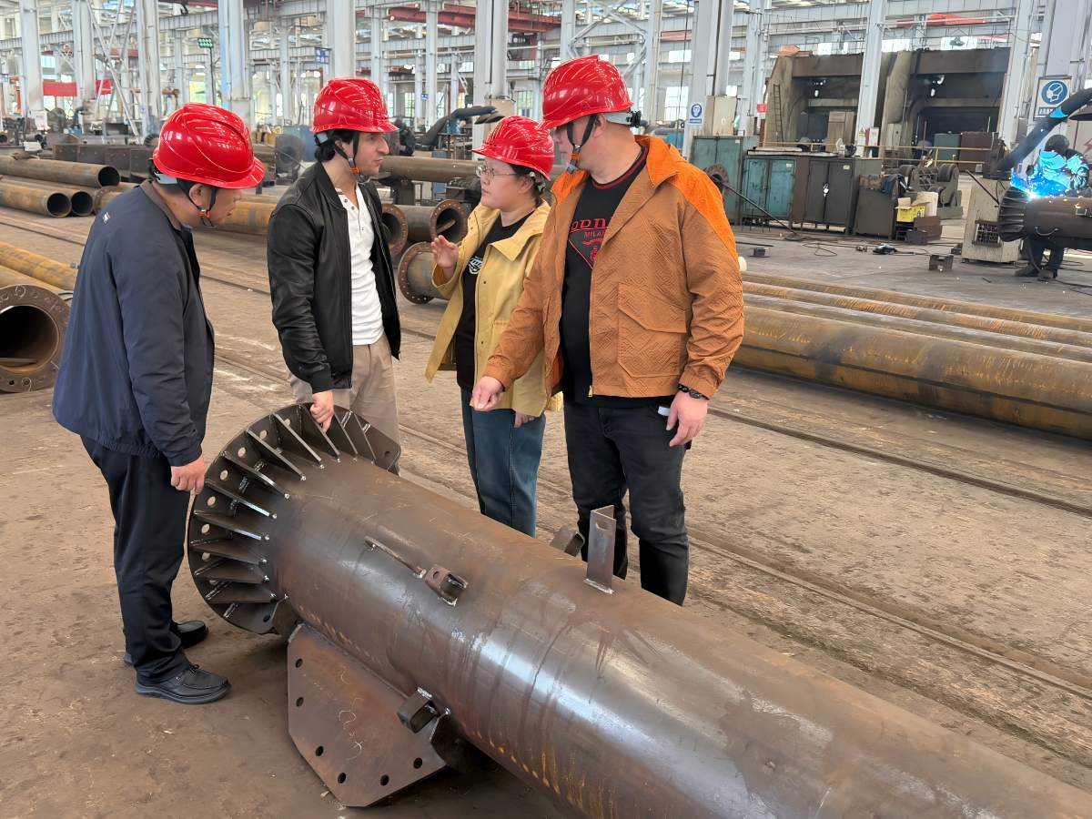 Инспекция Netis Group в Марокко-1: линия по производству угловых стальных башен и монопольных вышек